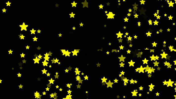小星星视频素材带通道
