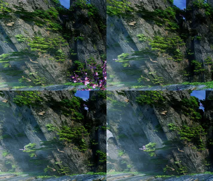 仙境瀑布场景09