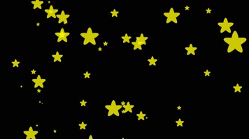 小星星飘落视频带通道