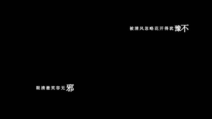 七朵组合-咏春歌词dxv编码字幕