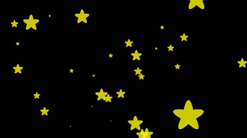 小星星上升动画带通道