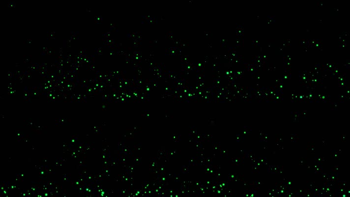 绿色萤火虫夜空中飞翔带通道