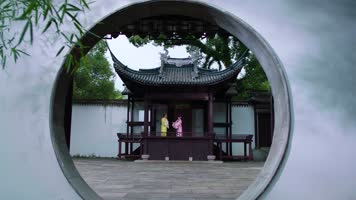 采风 旅游 古城 拍照 戏曲 湖心桥 