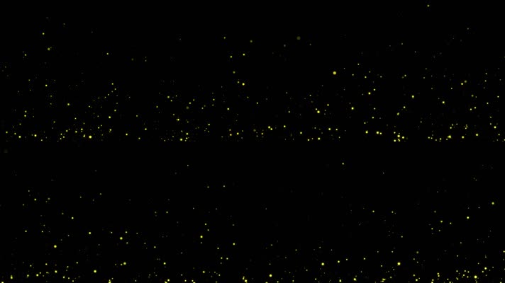 金色萤火虫粒子光点带通道