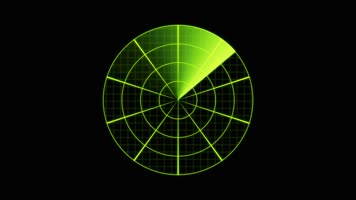 光波雷达扫描特效素材