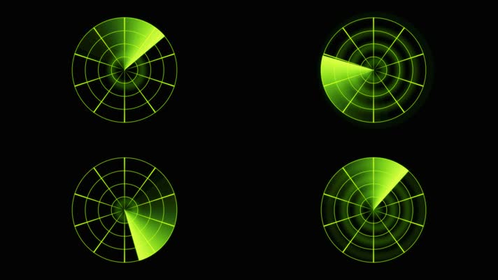 扫描雷达带通道