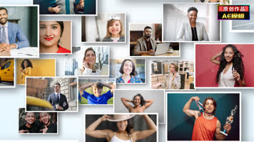 【无插件】(2款)简介照片汇聚LOGO