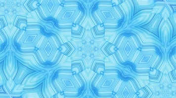 蓝色花纹万花筒背景