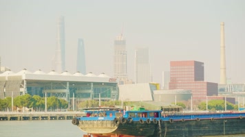 上海黄浦滨江轮船
