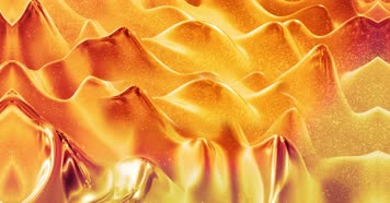 金色波纹波动背景