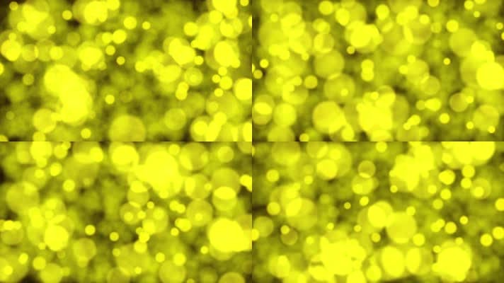 淡黄色粒子光晕背景视频