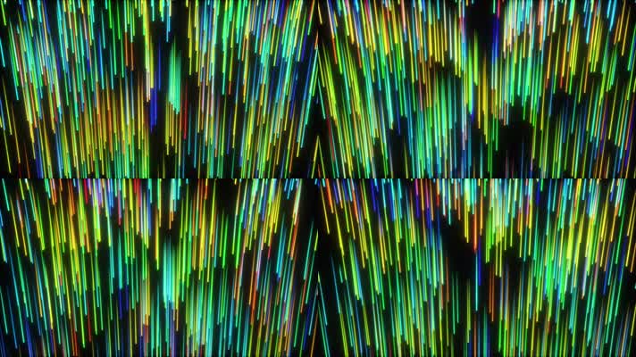 彩色光流粒子视频背景