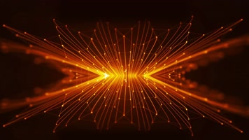 金色辐射光线舞台背景