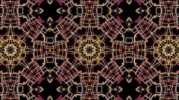 梦幻pop万花筒艺术庆典舞台背景视频