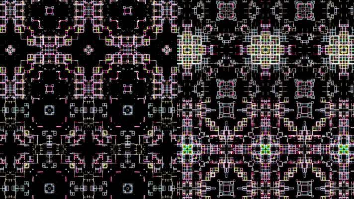 色彩pop舞台背景梦幻视频