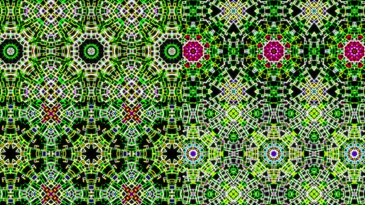 pop粒子万花筒舞台背景视频素材