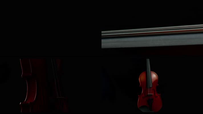 4K大提琴特写表现