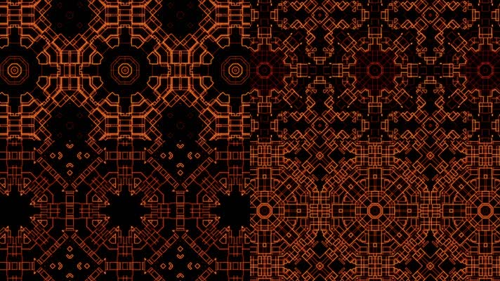 线条pop简约抽象动画视频