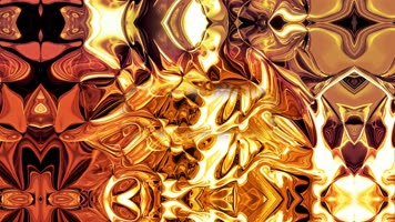 金色波纹波动背景