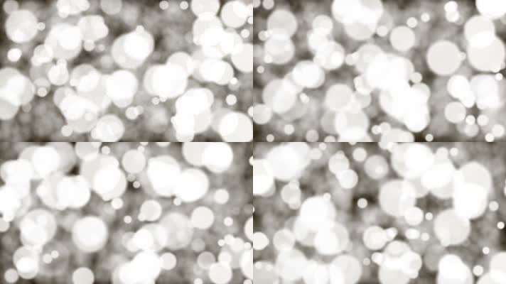 白色粒子光晕背景视频