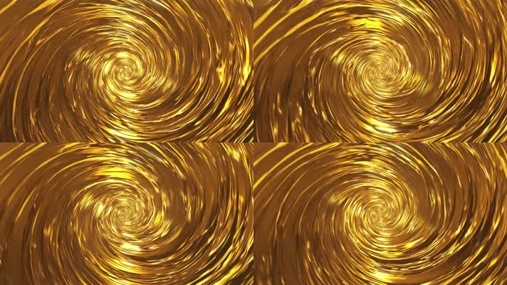 奢华大气金色绸缎螺旋背景
