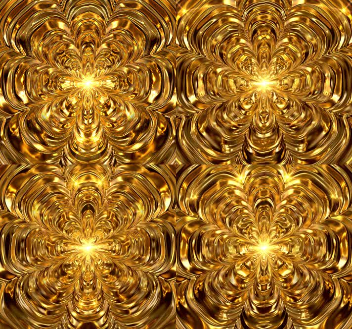 大气金色奢华舞台背景