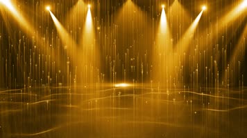 粒子光斑聚光灯光闪烁舞台背景