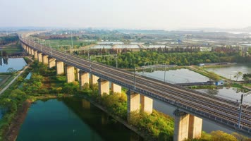 唯美高铁动车和谐号复兴号(23组镜）