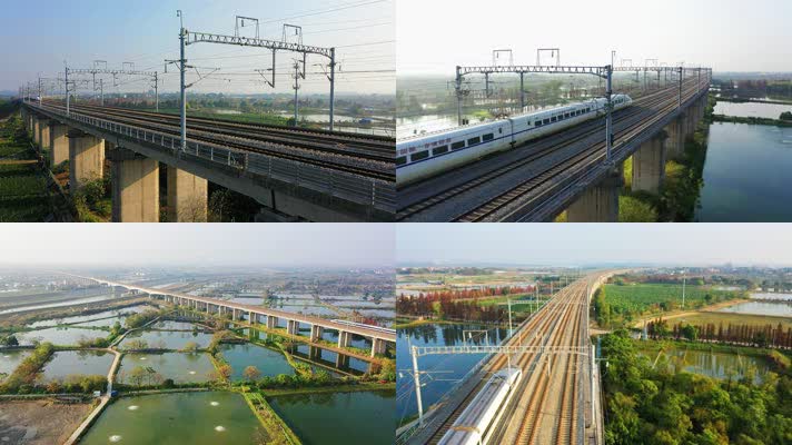 高铁 动车 和谐号 复兴号(23组镜）