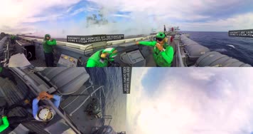 N0233-4K航空母舰战斗机全景视频