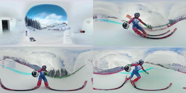 N0251-4K滑雪全景视频