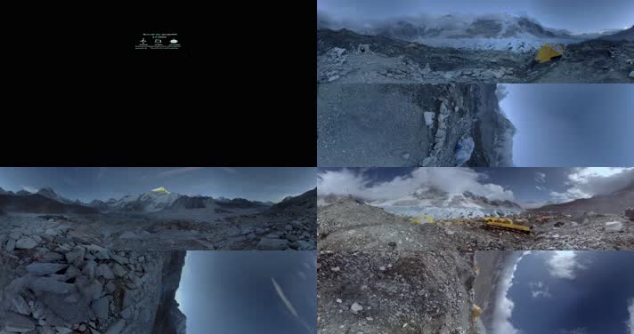 N0596-4K珠穆朗玛峰全景视频精品