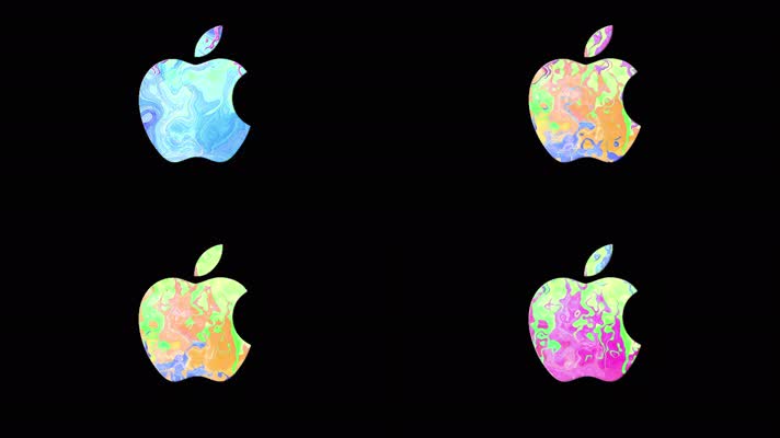 动态流体苹果图标