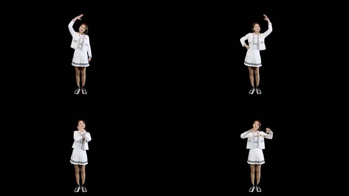 全息美女投影全息舞蹈裸眼3D抖音热舞带透明