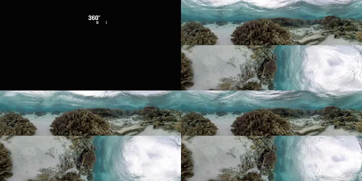 N0679-6K 海底世界珊瑚全景视频