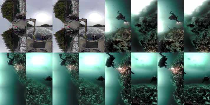 N0695-6K海底潜水全景视频