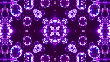 钻石水晶万花筒变幻舞台背景