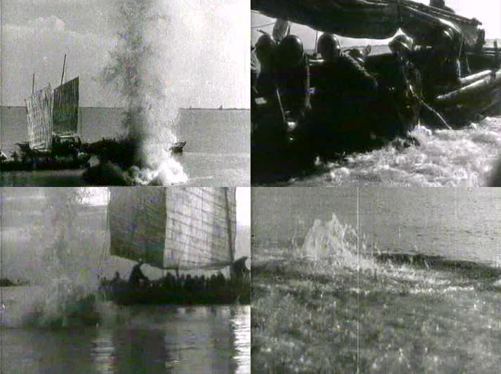 40年代解放战争渡江战役老视频