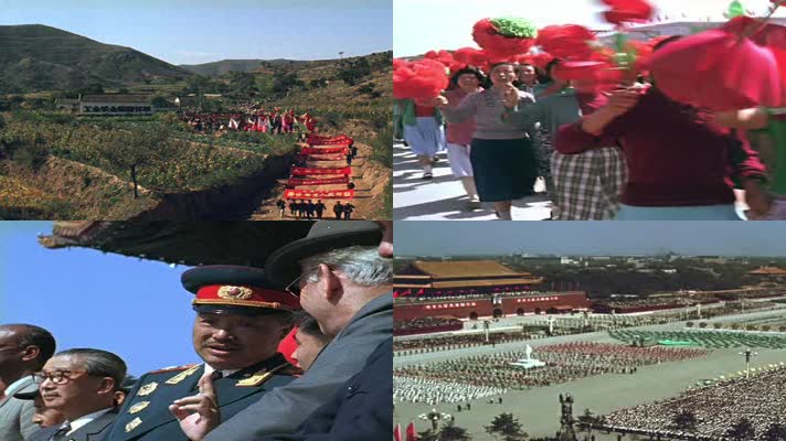 50年代中国欢庆胜利影像视频