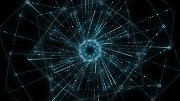 蓝色科技线条变幻背景