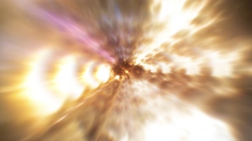 金色光线时空穿梭背景