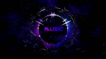 炫酷动感音乐粒子跳动