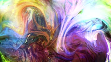 五彩水墨颜料流动背景舞台背景