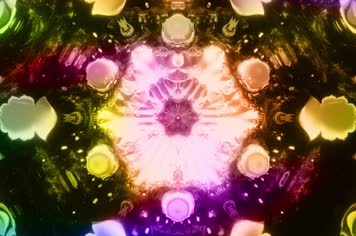 抽象图案变幻舞台变幻