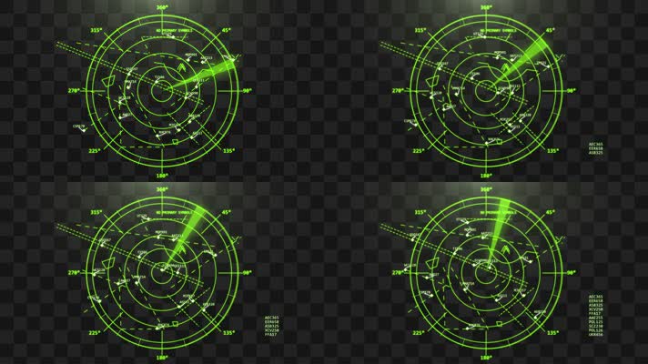 飞机雷达-alpha通道