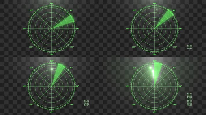 雷达扫描-alpha通道