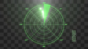 雷达扫描-alpha通道