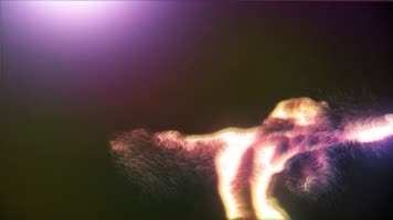 粒子美女舞蹈歌唱合成特效背景