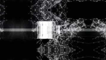 黑白炫酷欧美嗨爆全场VJ光线秀舞台背景