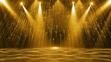4K 唯美浪漫粒子光线聚光灯舞台背景